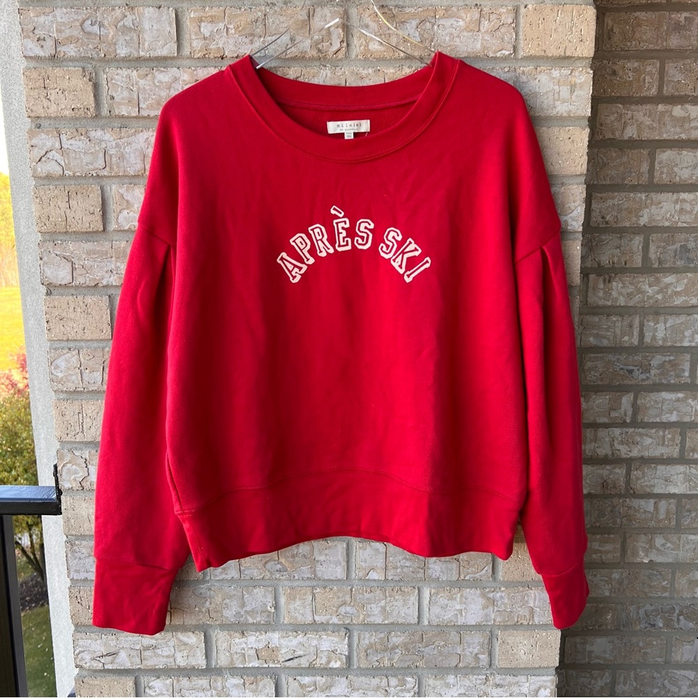 Madewell Après-Ski Pleat-Sleeve Sweatshirt